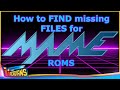 How to find missing mame rom files to get them running on iircade