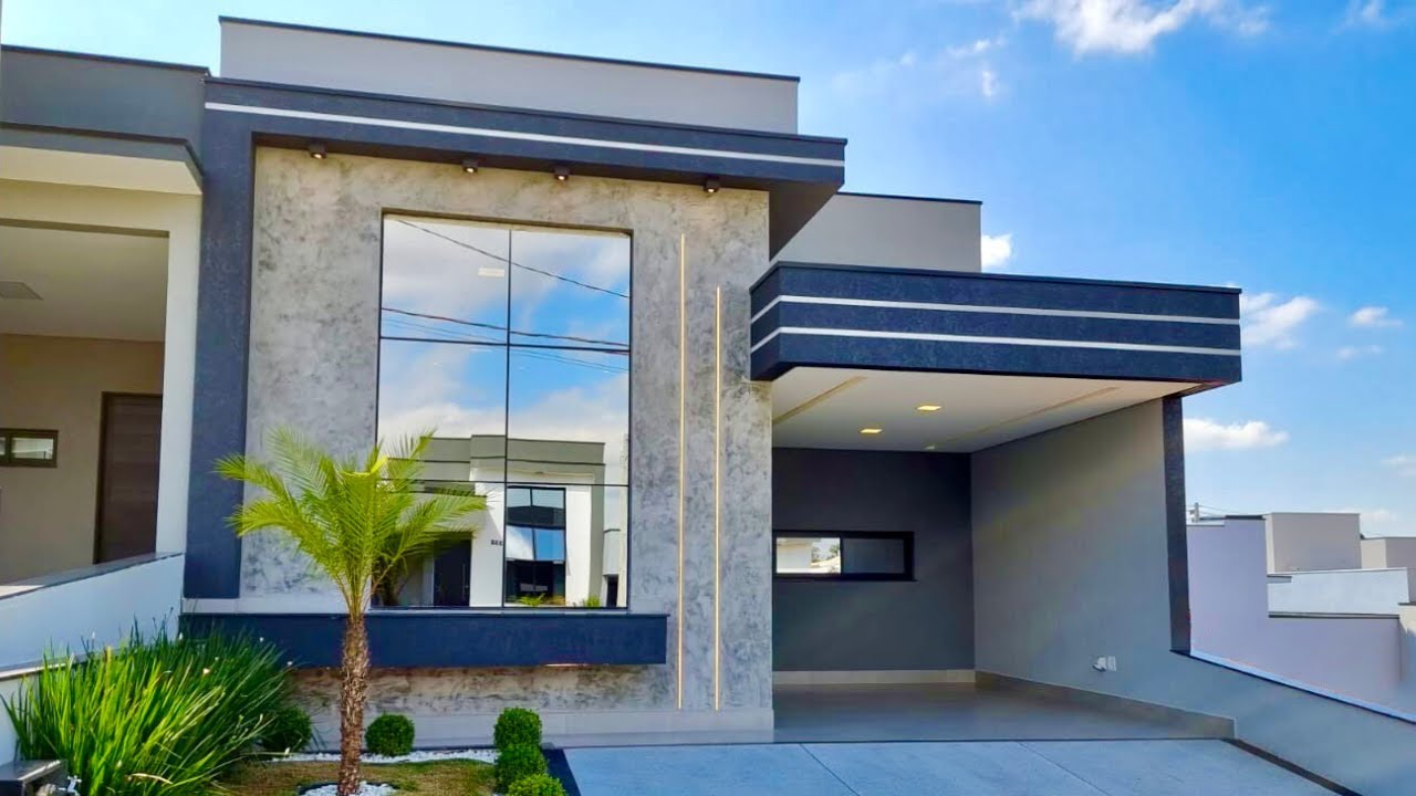 Casa Moderna com demi suíte, jacuzzi e suíte master com closet em 145 m² -  À venda!