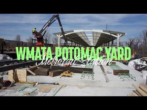 Work in progress - WMATA Potomac Yard Metrorail Station