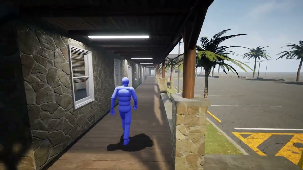 Unreal Engine 5 | Motel - Walk Around Demo ALSV4 | FAB Marketplace Content |
