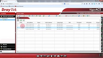 VigorACS SI LAN beállítások