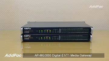 AP-MG3000 Digital E1/T1 Media Gateway(디지털 E1/T1 미디어 게이트웨이)