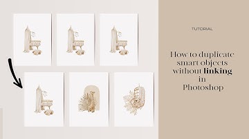 Tutorial 5 | How To Duplicate a Smart Object in Adobe Photoshop Without Linking | Softounes