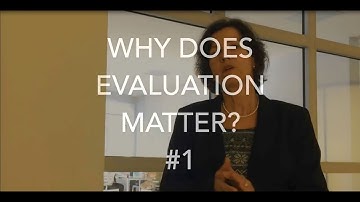 Susanne Frueh - Why does evaluation matter? (1/6)