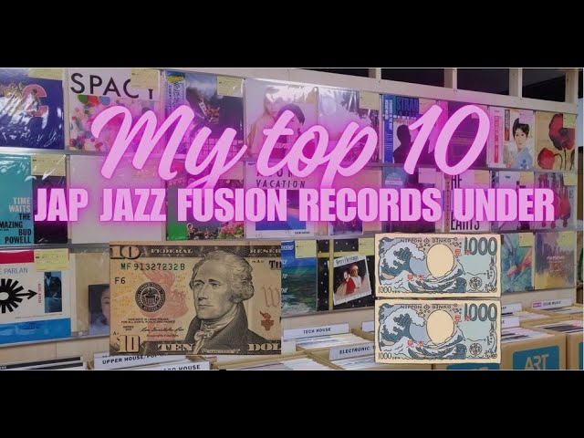 10 amazing Japanese jazz fusion vinyl records available under 10