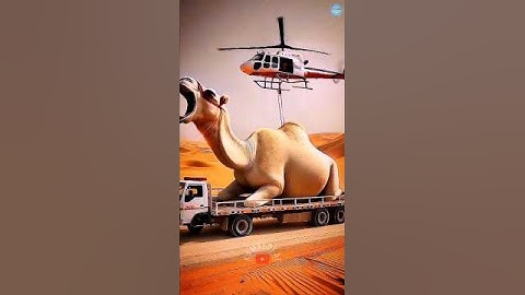 A Camels Rescue Team #ai #rescue #animals #cuteanimals #shorts