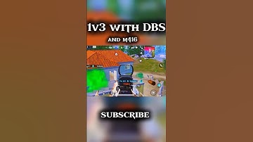 DBS + M416 1v3 Clutch in BGMI 😱 Hardest Situation Ever 💪