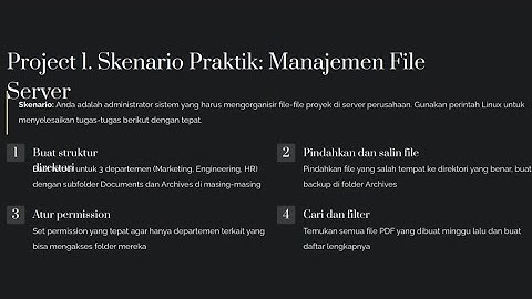 Projek 1 SISTEM OPERASI MANAJEMEN FILE SERVER