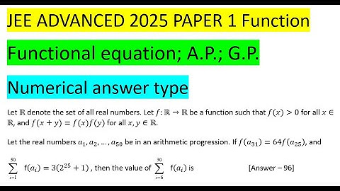#jeeadvanced 2025 #paper1 #solution #pyq Let R denote the set of all real numbers. Let f:R→R be a