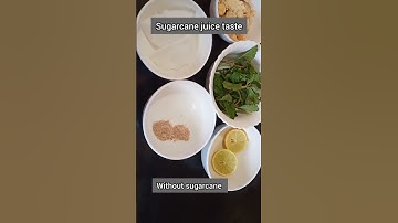 sugarcane juice without sugarcane | ganna juice without ganna #juice #recipe #shorts #summerdrink