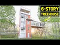 UNIQUE 6-STORY SHIPPING CONTAINER HOME TREEHOUSE! (4x40ft Containers)