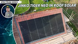 GSE In Roof Solar Panels Installed // Part 2 New Build Solar // Jinko Tiger Neo Solar Panels