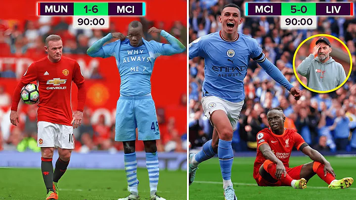 10 Times Manchester City Destroyed Big Teams in the Premier League