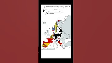 Top comment changes map part 7 #mapping #mapper #europe #map