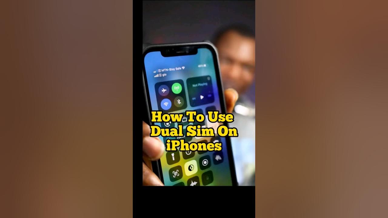 How To Use Two Sim Cards On Your iPhone. iPhone Dualsim eSIM YouTube