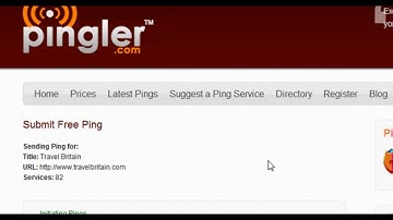 Pingler - The Free Ping URL Service for 2017