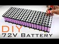 DIY 72V 23.1Ah Li-ion Battery Electric Bike