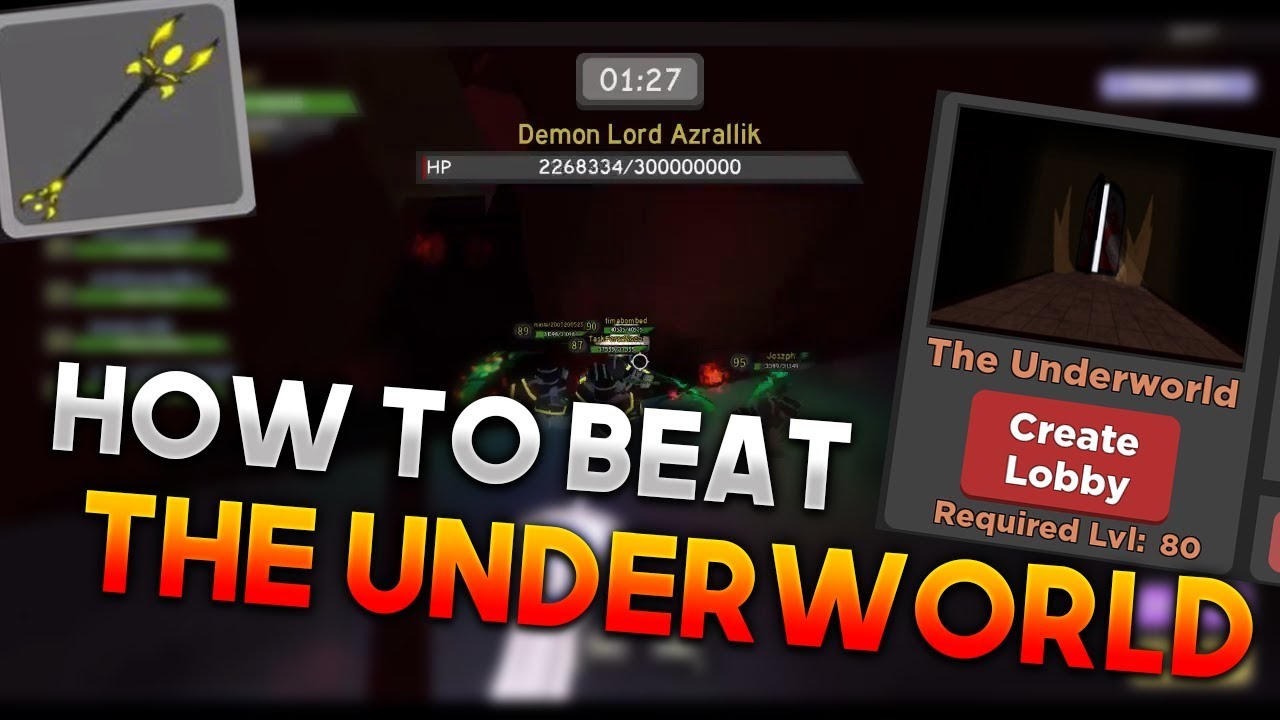 How To Beat The Underworld New Map Dungeon Quest Update Youtube - roblox dungeon quest underworld egg