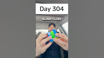 Day 304 of solving the Rubik’s cube blindfolded every single day until I break the National Record.