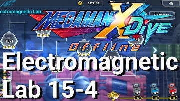 MegaMan X Dive Offline Super Electromagnetic Lab 15-4(All Hidden Elements locations)