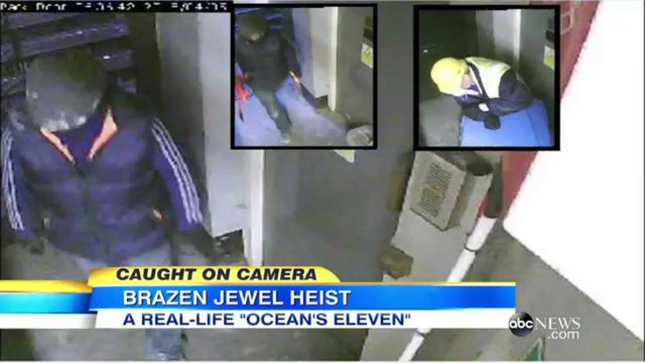 'Ocean's Eleven' in Real Life 150 Million Jewelry Heist Caught on