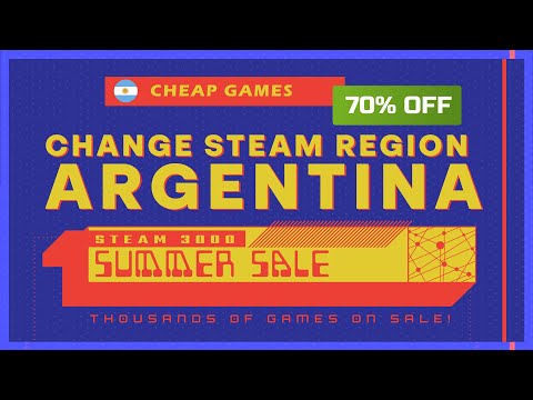 Argentina STEAM Account [Upto 90% Off Games!]