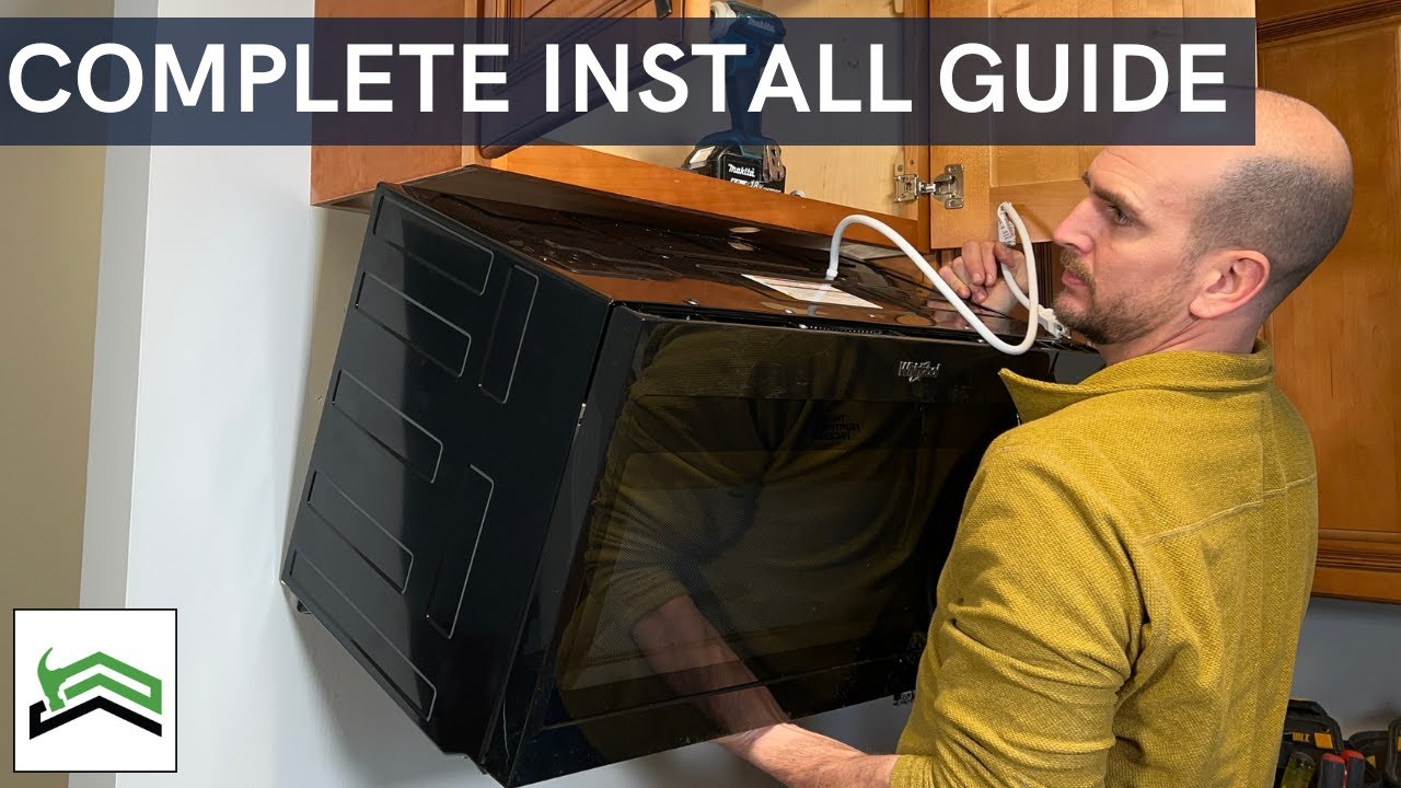 How To Install an Over The Range Microwave and remove the old one 
