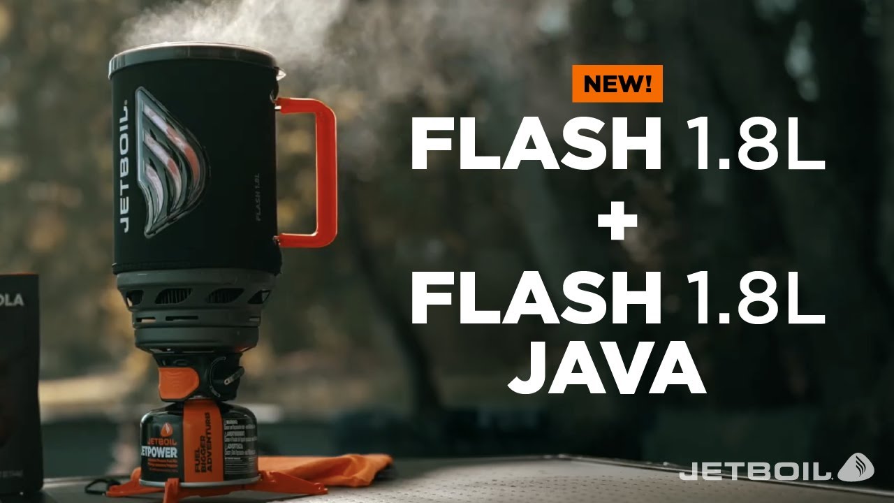 NEW Jetboil Flash 1.8L & Flash Java 1.8L Fast Boil Systems - YouTube