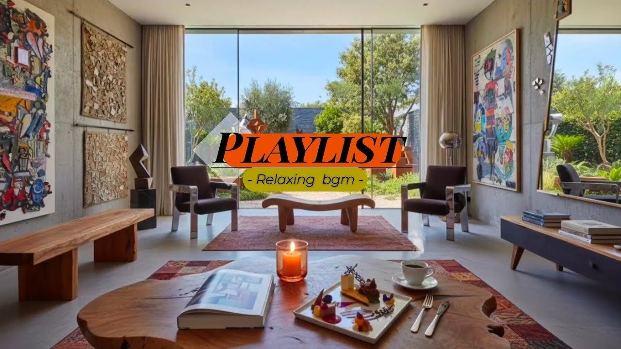 [Playlist] 🎹 갤러리 창가 모던 리빙, 클래식 피아노의 우아한 오후 (Gallery Modern Lounge & Piano Serenity Vibes) ☕🖼️