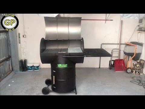 Make A Barbeque With 200 Liter Bins Diy