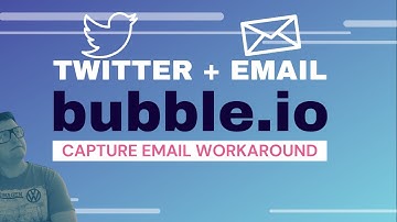 How to capture email with Twitter social Login in Bubble.io (workaround)
