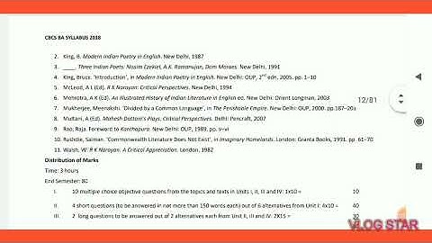 BBMKU//Vbu syllabus//English syllabus//semester syllabus//Sem 1,2,3,4,5,6