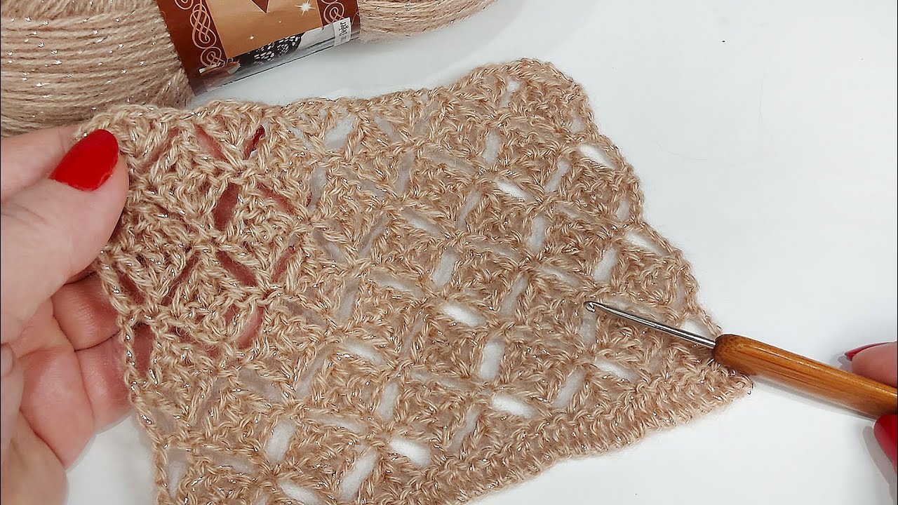 🤗🧶НАШЛА НЕВЕРОЯТНО КРАСИВЫЙ УЗОР КРЮЧКОМ! 👍Всего 1 ряд! (вязание крючком для начинающих) / Crochet