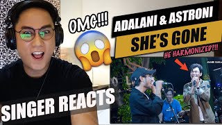 SHES GONE - STEELHEART (LIVE NGAMEN WITH ADLANI RAMBE & ASTRONI SUAKA) | SINGER REACTION