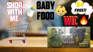 publix shop with me getting baby wic and food  Got 64 Free babyfood!!!  #freefood #publix #wic #baby