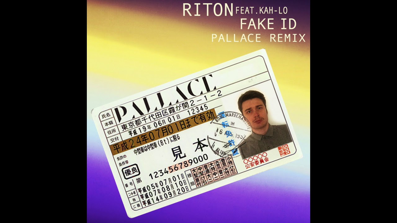 Riton Feat. Kah Lo Fake ID (Pallace Remix) (Audio) YouTube