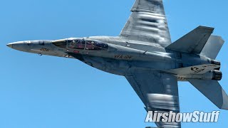 VFA-106 F-18 Super Hornet Mini-Demo - Key West Airshow 2023