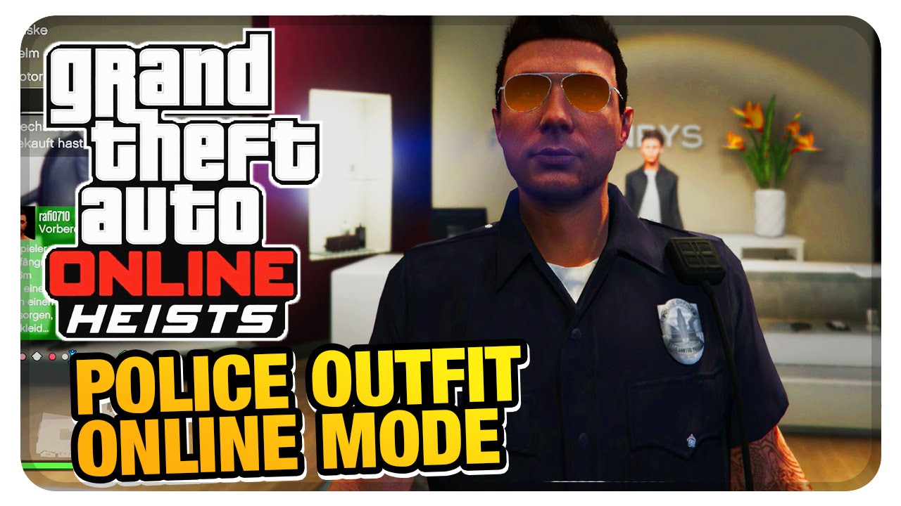 GTA 5 Heist Cop Outfit in Online Modus Alle Heist Outfits (How to
