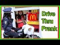 Pretend Play POLICE with McDonald's drive thru prank