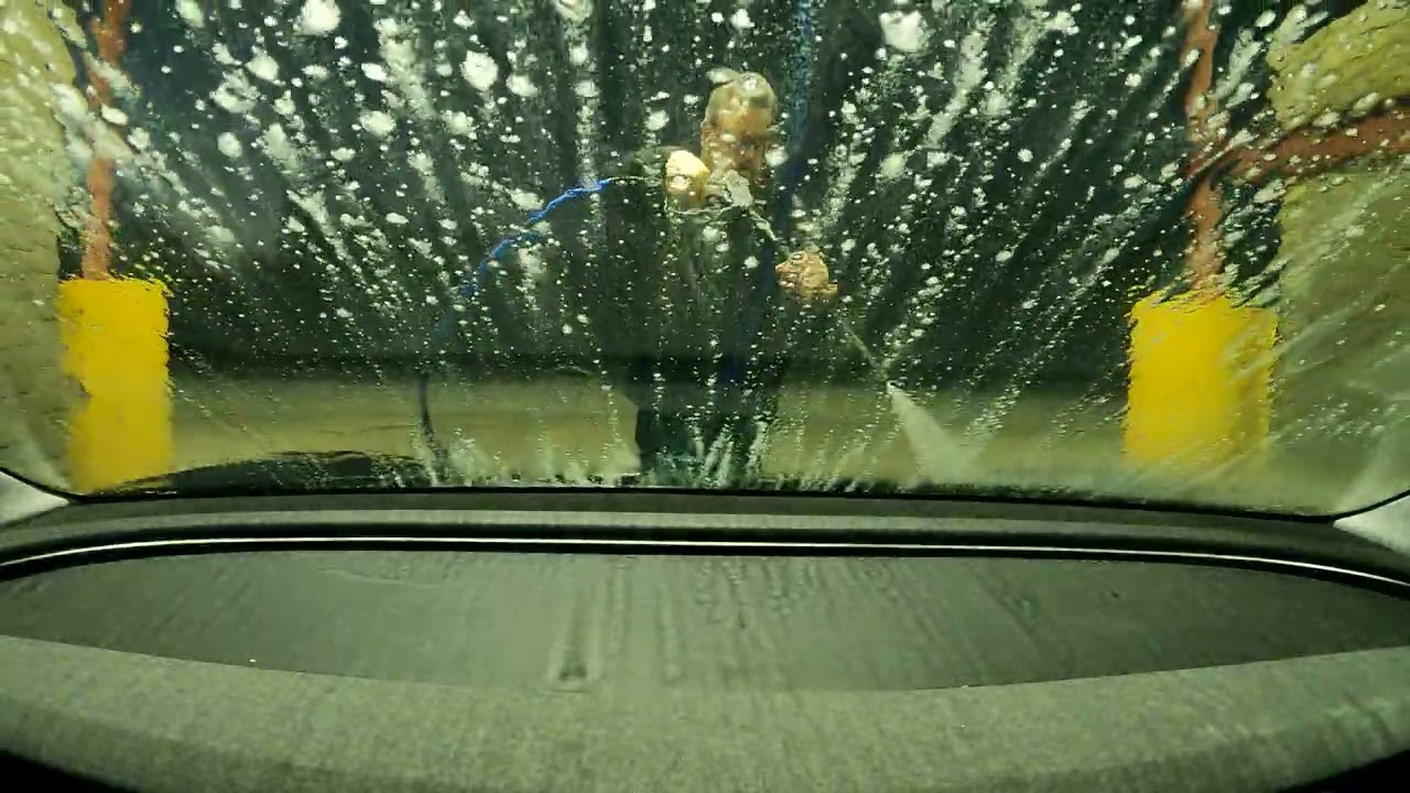 Spray Wash, Spot Free Rinse Car Wash, Shell Gas Station, Ajo, Arizona, 25 September 2024, NGH13422