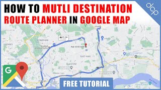 How to create multiple destinations route planner in Google Maps screenshot 1