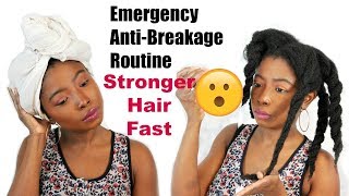 Stronger Hair Made Easy | Strengthening Natural Hair Regimen |  Fast Hair Growth By Length Retention by Craving Curly Kinks 37,722 views 6 years ago 8 minutes, 17 seconds
