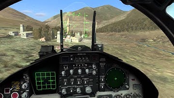 DCS: F-15C Low level flying training mission