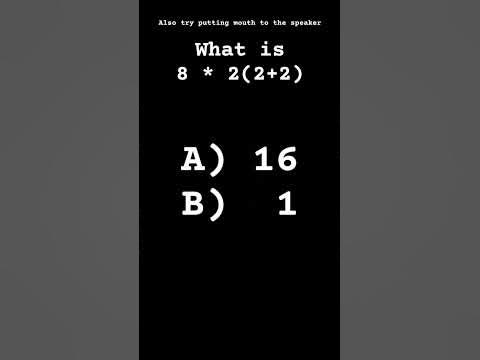 Easy math question - YouTube