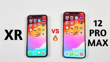 iPhone Xr Vs 12 Pro Max in 2023 - speed Test!! iOS 17 Vs 17.0.2