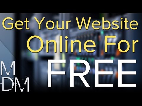 How to Put Your Website Online For FREE! - Free Domain Names and Webhosting