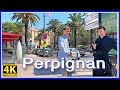 【4K】WALK PERPIGNAN Occitanie FRANCE 4k Languedoc Tourisme