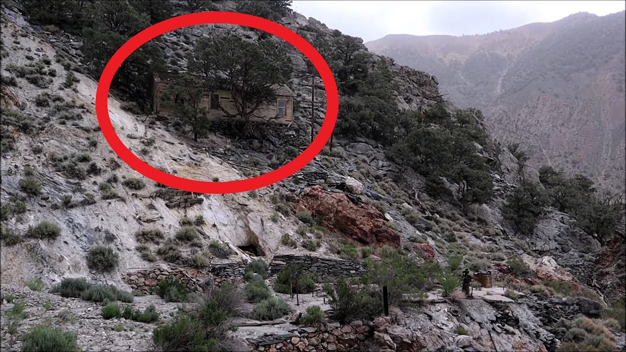This Mining Camp Is In An Incredible Location — Cliff-Side And On A