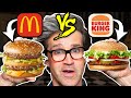 McDonald's vs. Burger King Taste Test | FOOD FEUDS