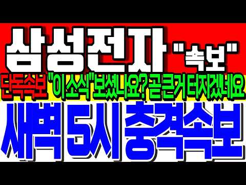 [삼성전자 주가전망]🚨美새벽 충격적인 속보🚨구글 터보퀀트 하락? 결국 "이걸" 노렸다!!🚨역대급 실적발표 목표치 떳다!🚨외인들 역대급 매수세 포지션 확인 필수! 美마이크론 대폭등!